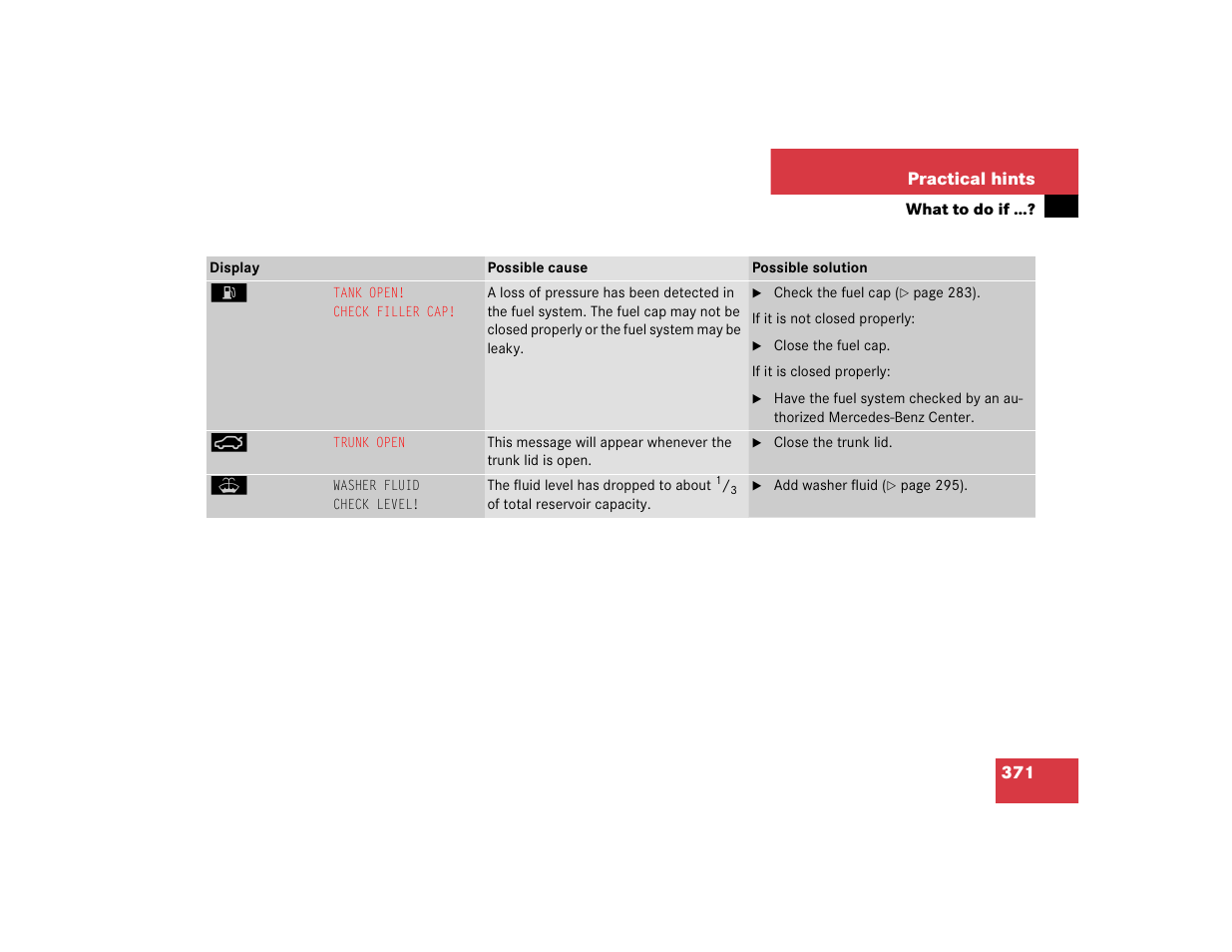 Mercedes-Benz S-Class User Manual | Page 373 / 474