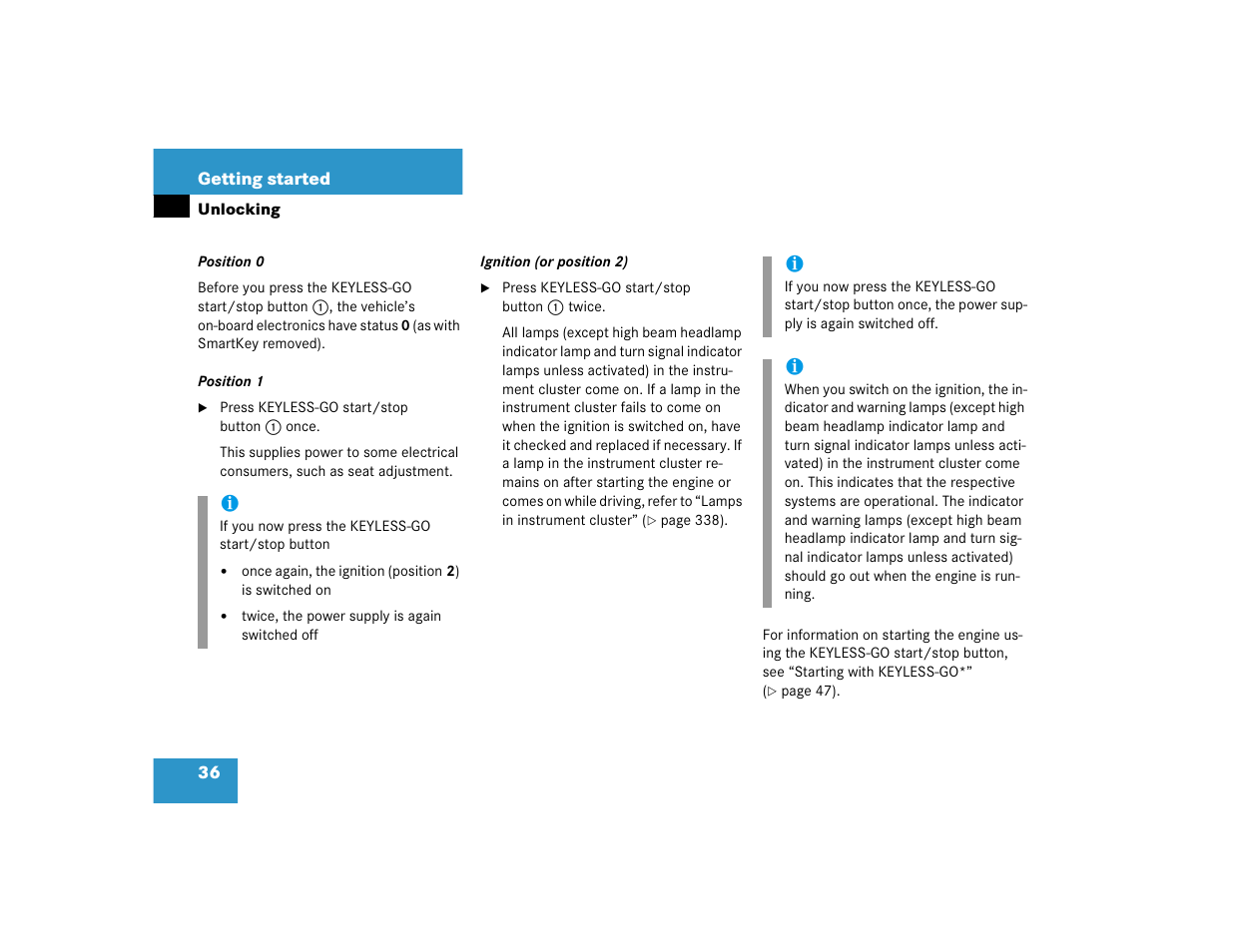 Mercedes-Benz S-Class User Manual | Page 38 / 474