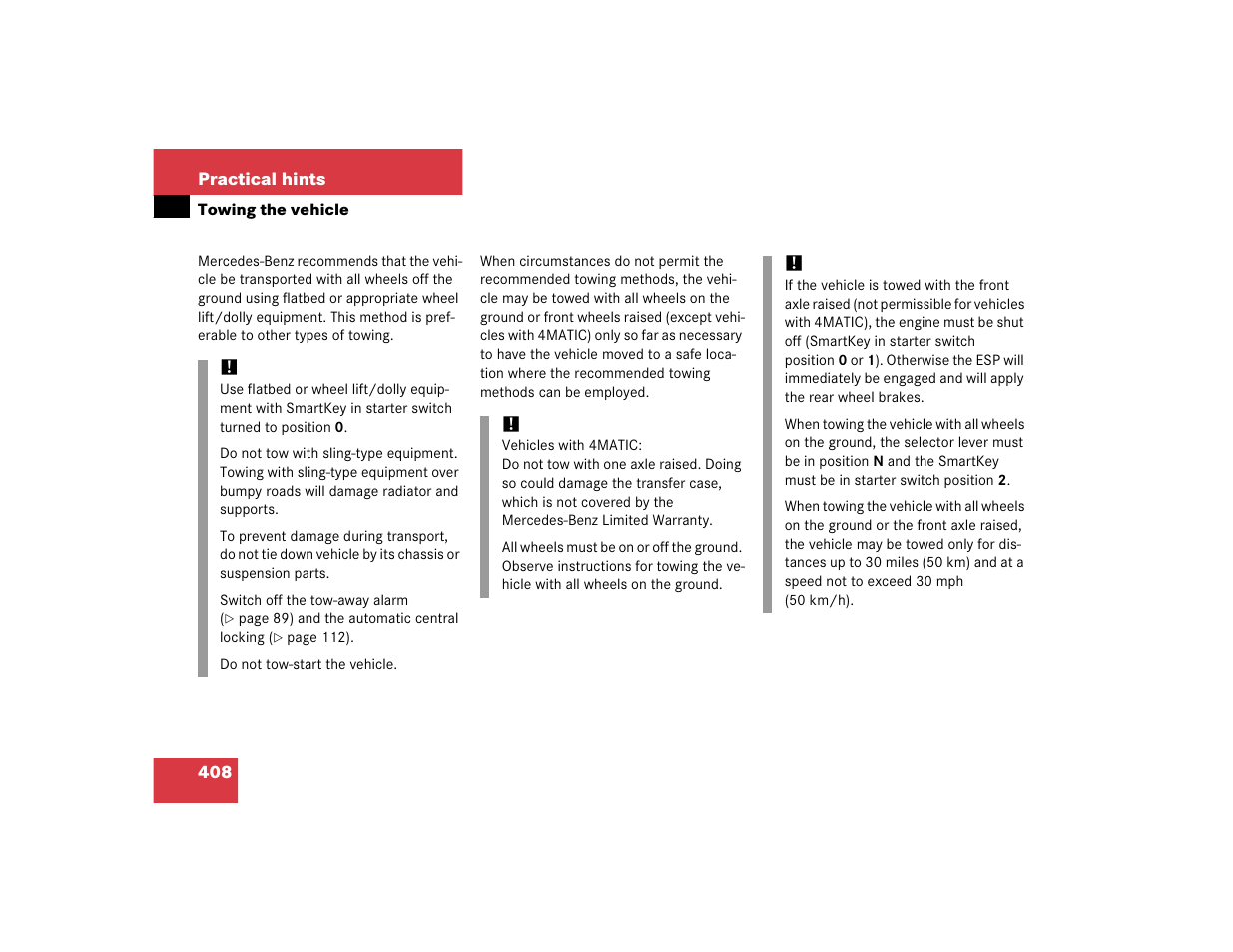 Mercedes-Benz S-Class User Manual | Page 410 / 474