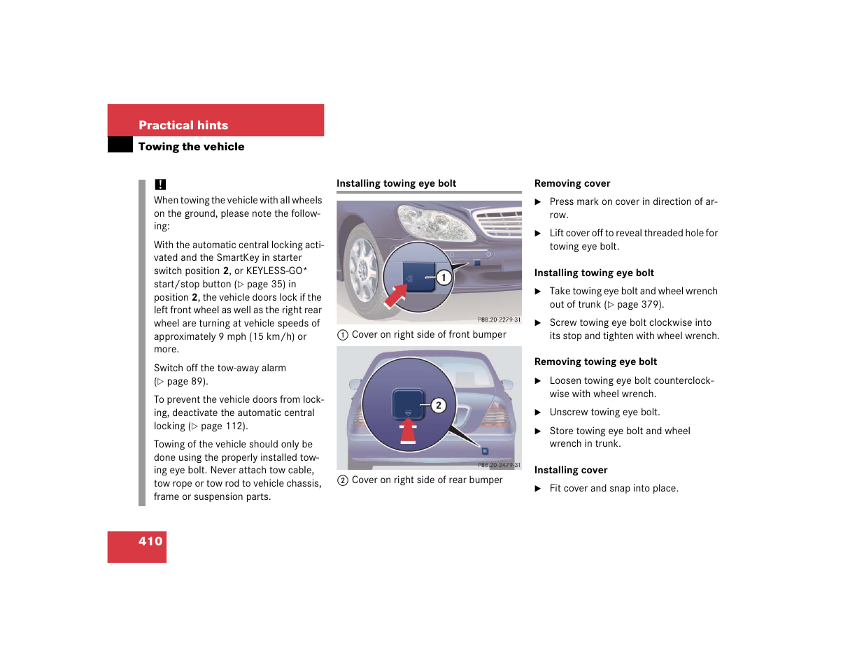 Mercedes-Benz S-Class User Manual | Page 412 / 474