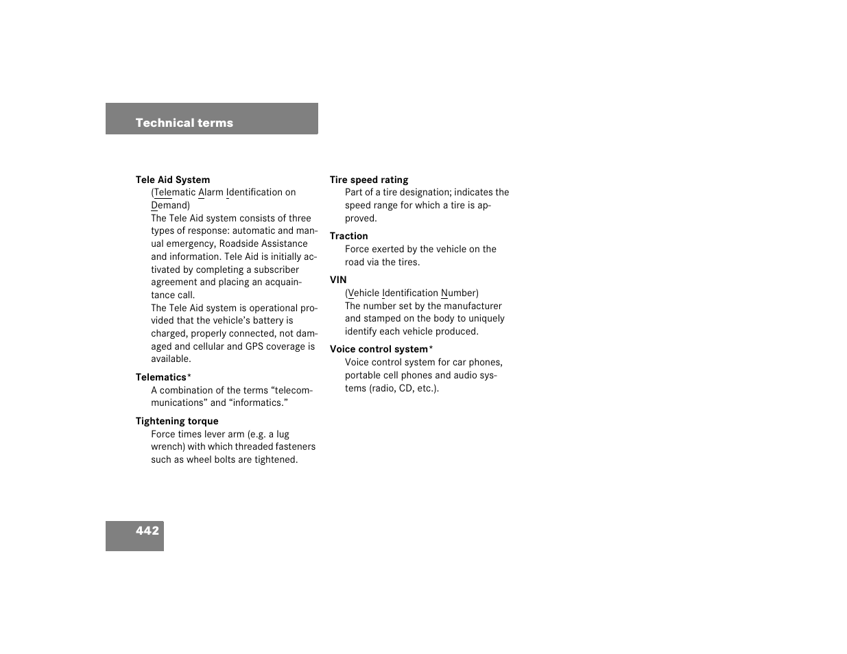 Mercedes-Benz S-Class User Manual | Page 444 / 474