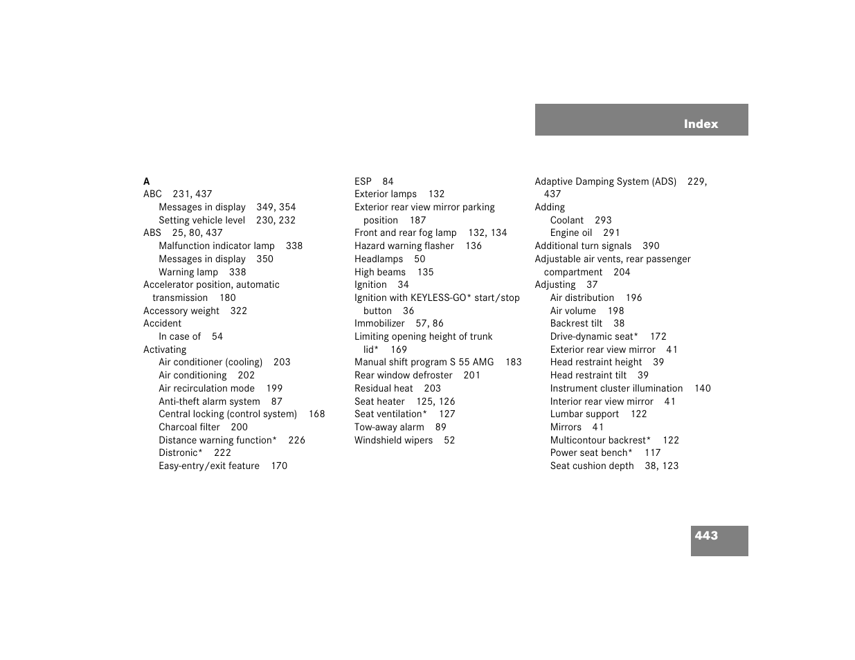 Mercedes-Benz S-Class User Manual | Page 445 / 474
