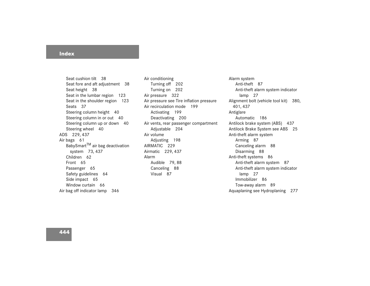 Mercedes-Benz S-Class User Manual | Page 446 / 474