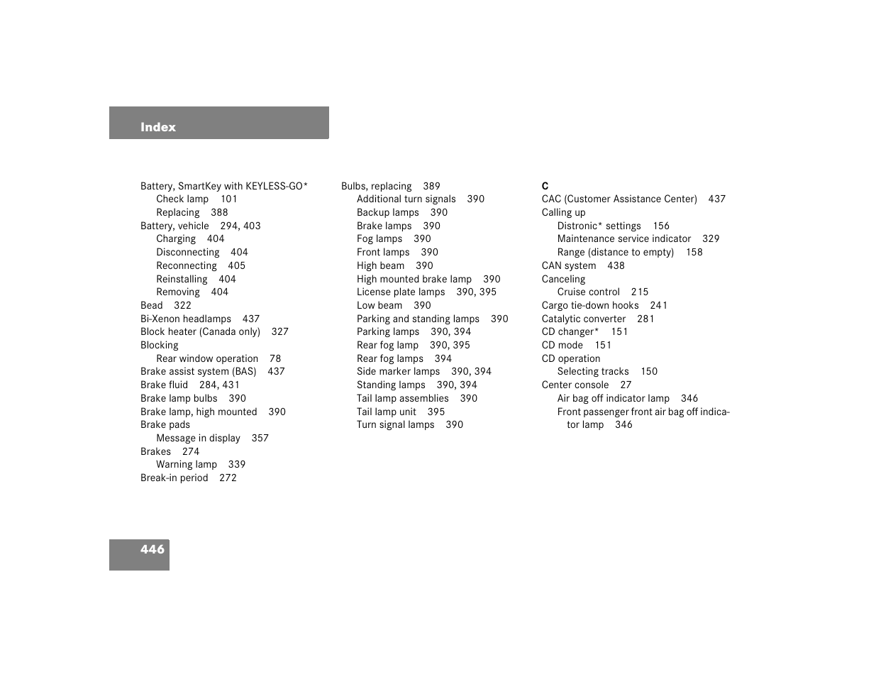 Mercedes-Benz S-Class User Manual | Page 448 / 474