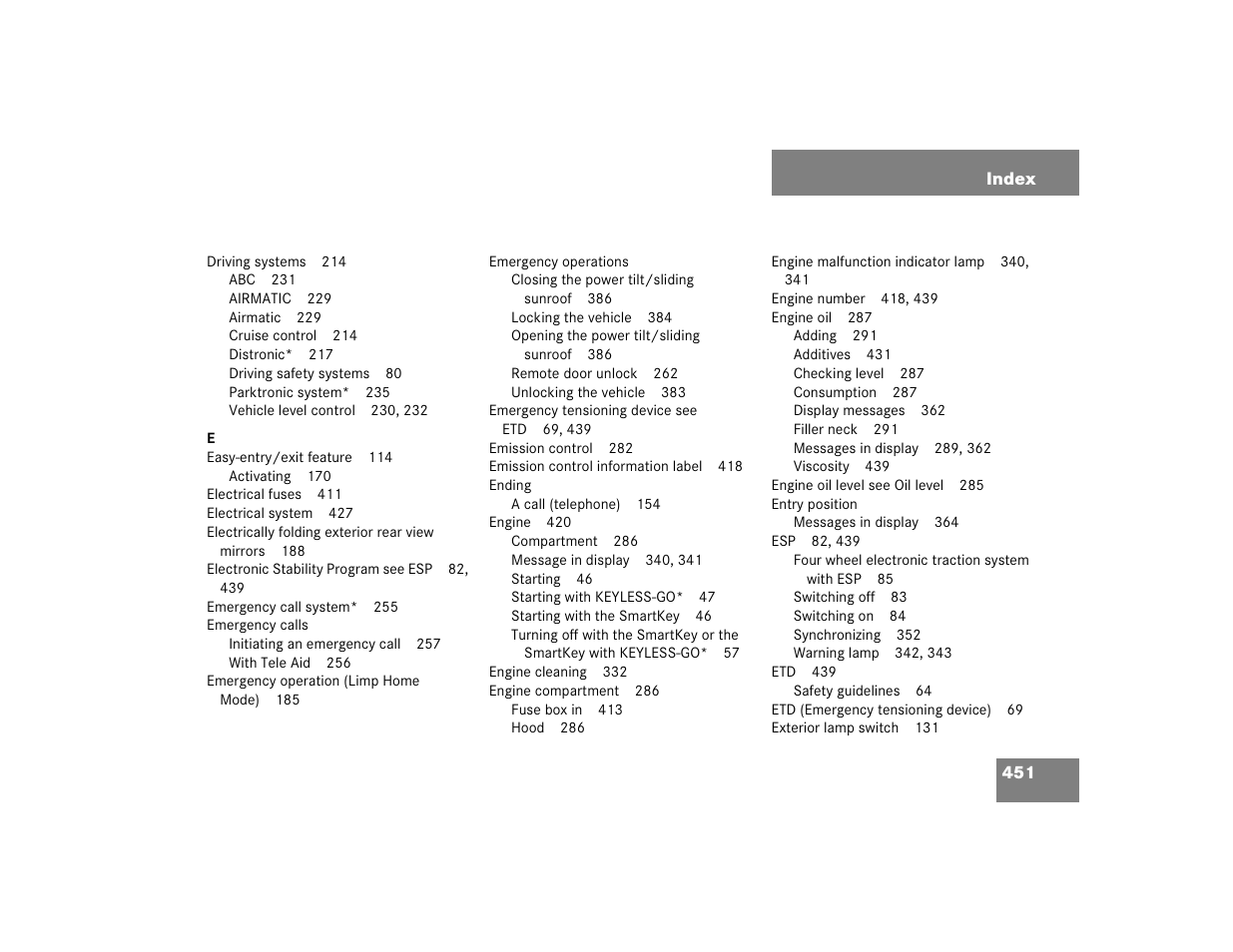 Mercedes-Benz S-Class User Manual | Page 453 / 474
