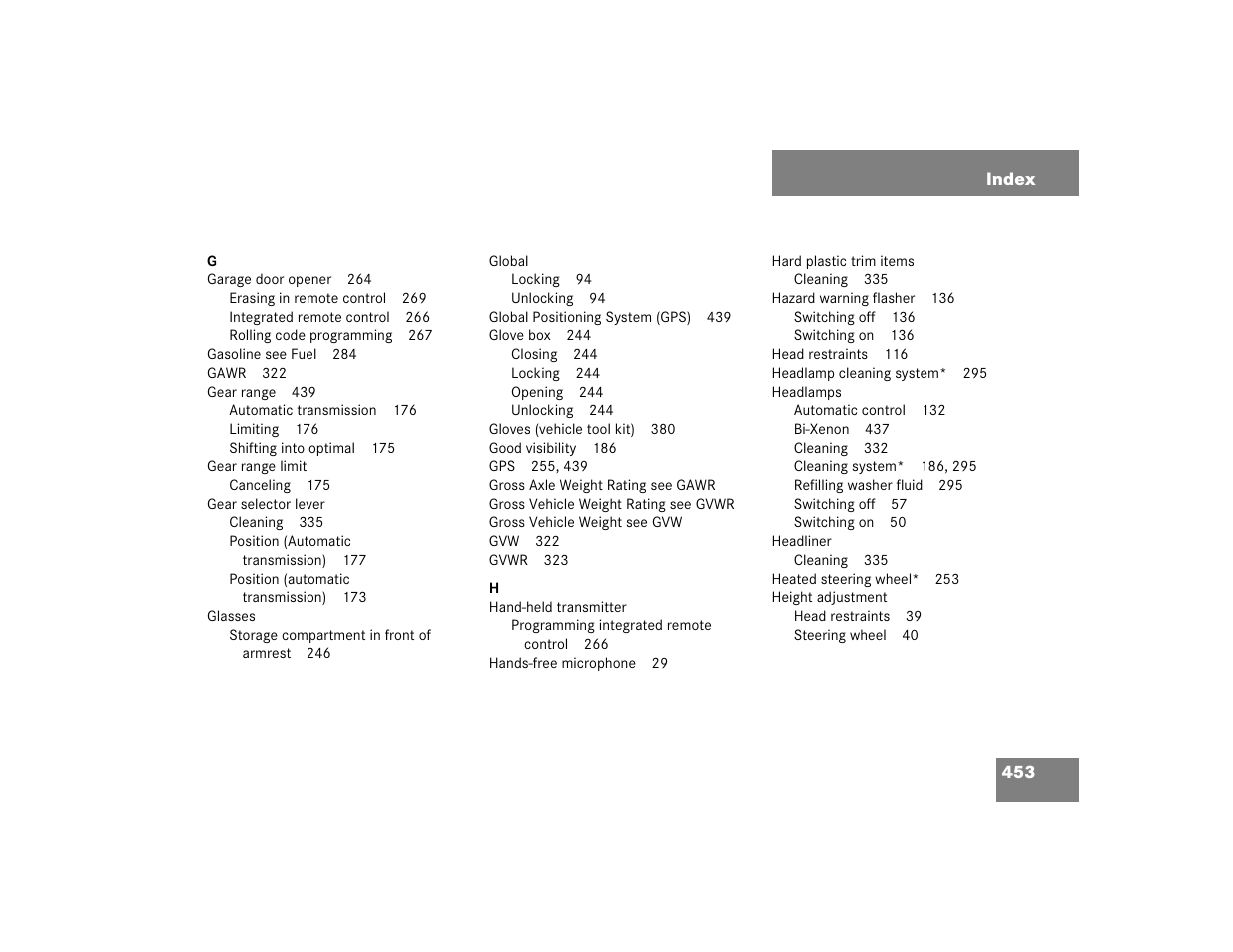 Mercedes-Benz S-Class User Manual | Page 455 / 474