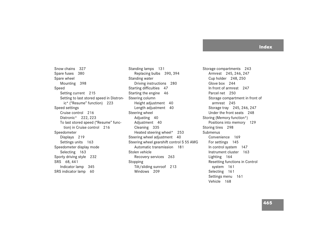 Mercedes-Benz S-Class User Manual | Page 467 / 474