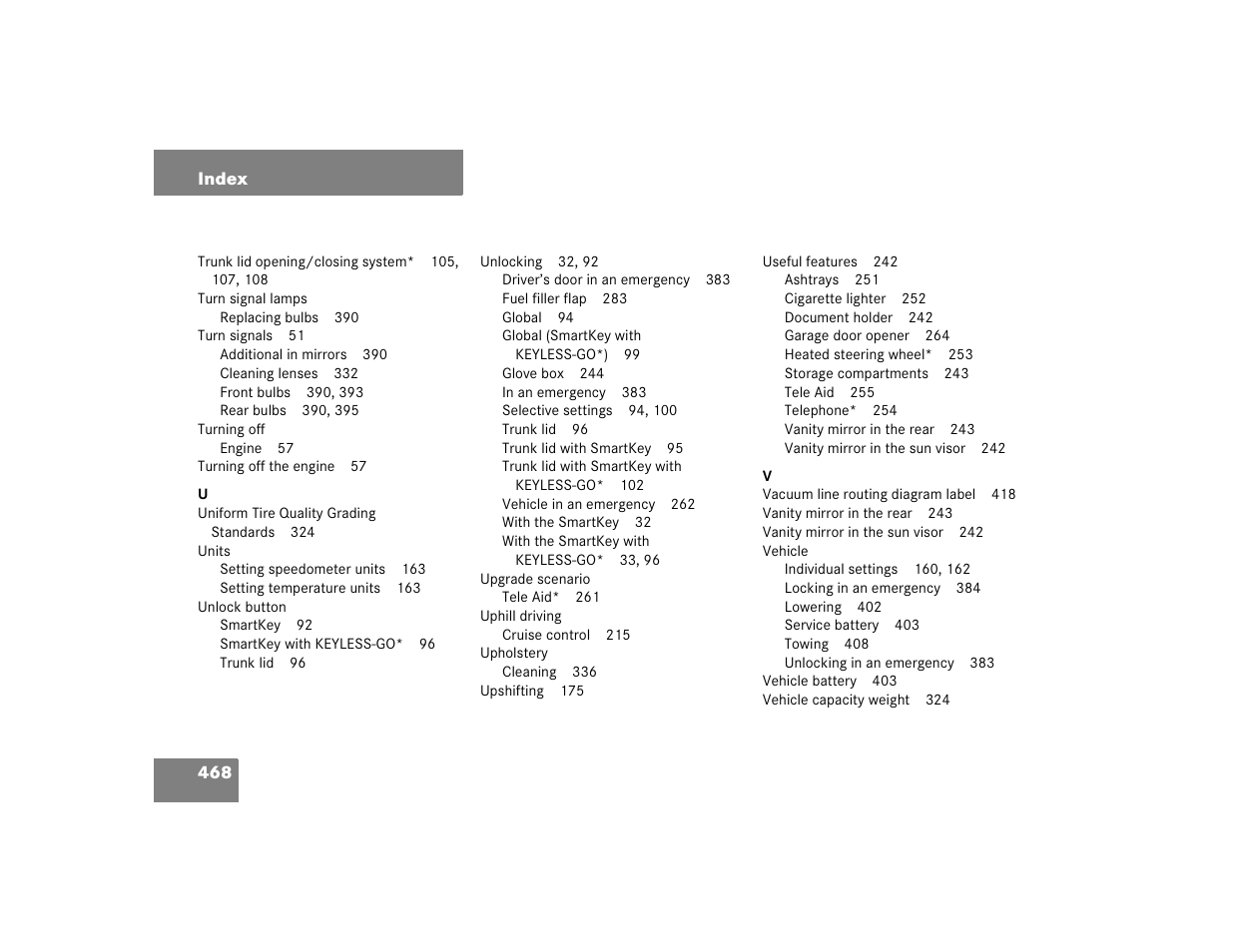 Mercedes-Benz S-Class User Manual | Page 470 / 474