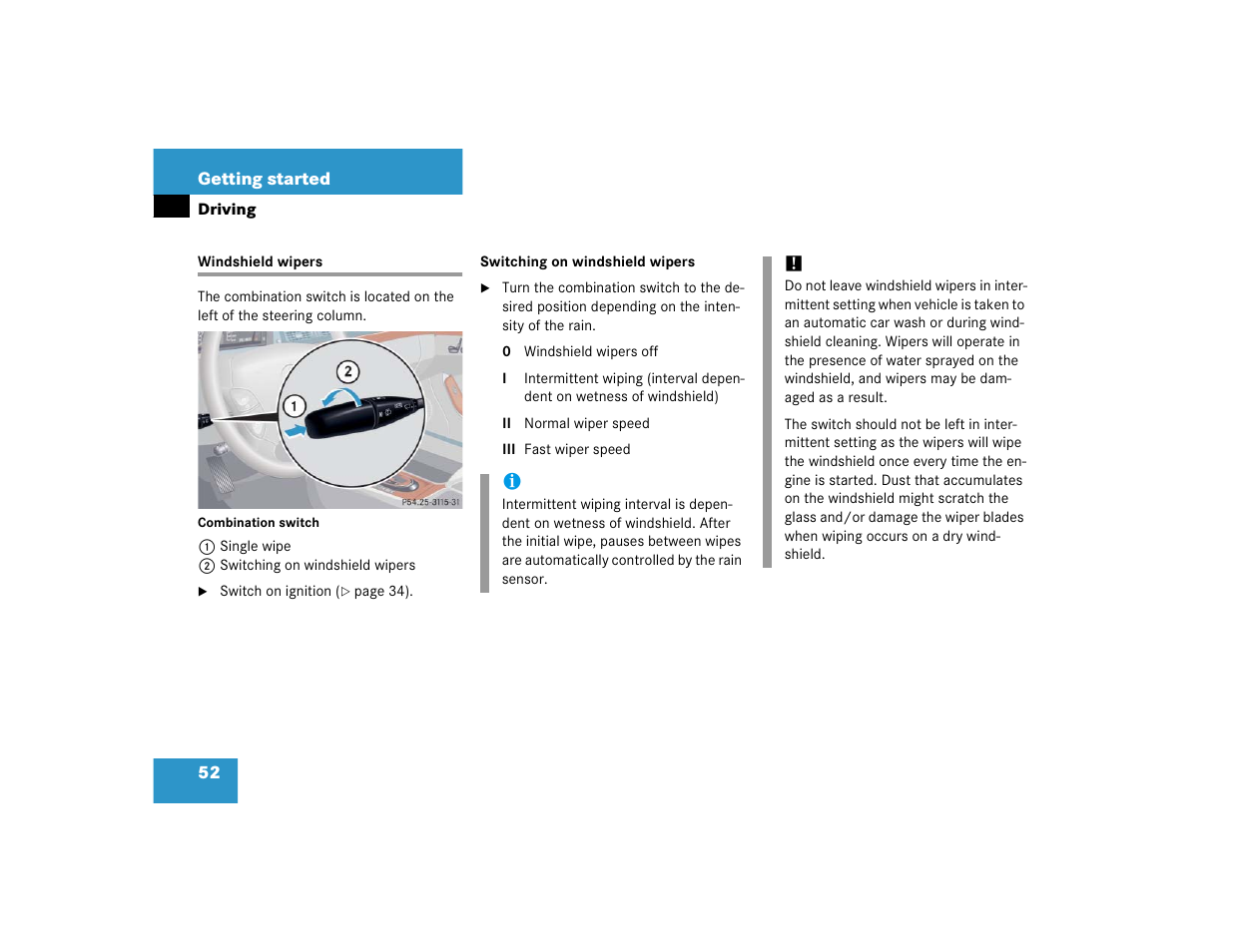 Mercedes-Benz S-Class User Manual | Page 54 / 474