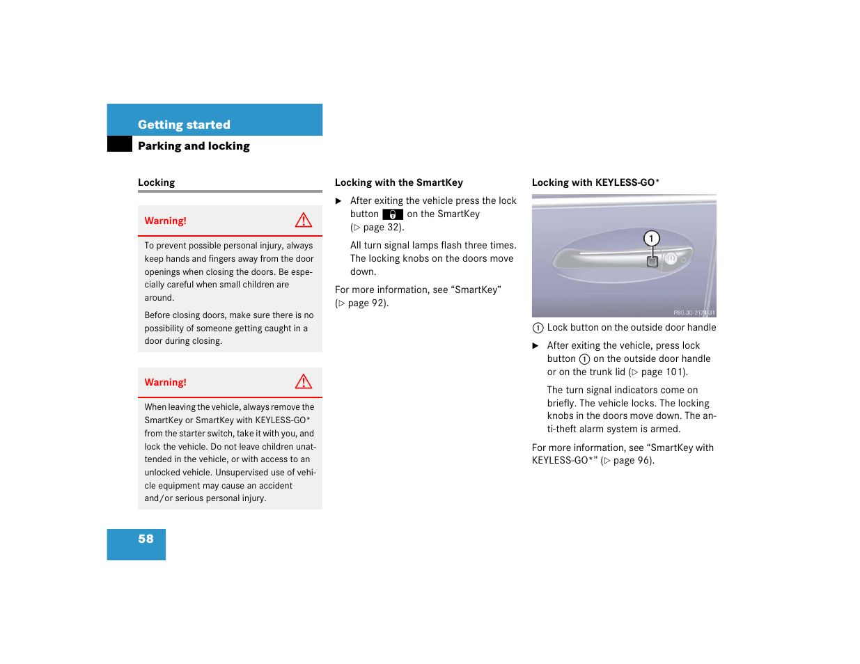 Mercedes-Benz S-Class User Manual | Page 60 / 474