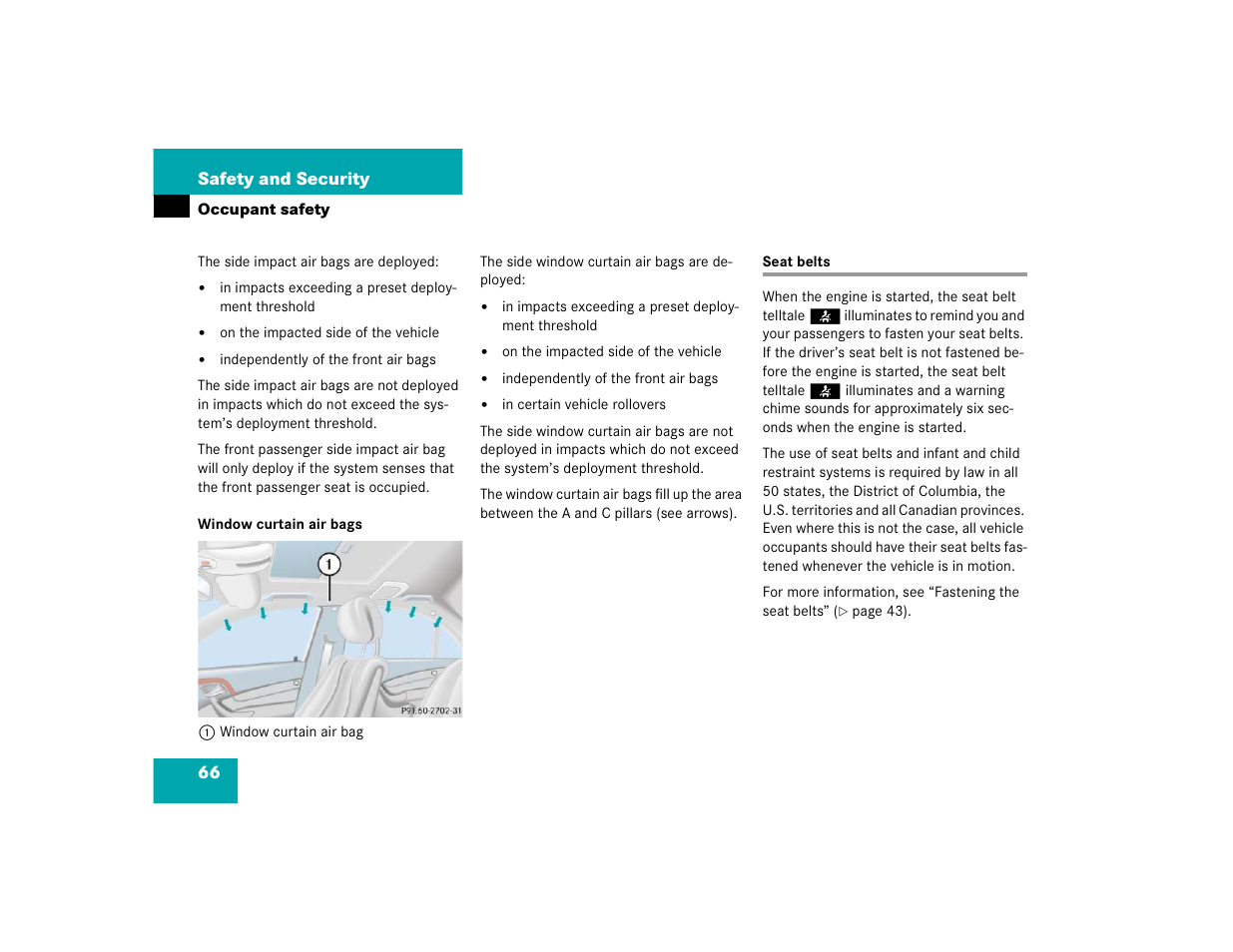 Mercedes-Benz S-Class User Manual | Page 68 / 474