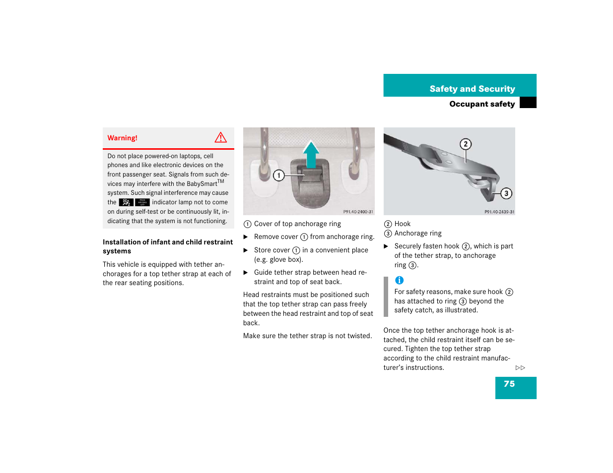 Mercedes-Benz S-Class User Manual | Page 77 / 474