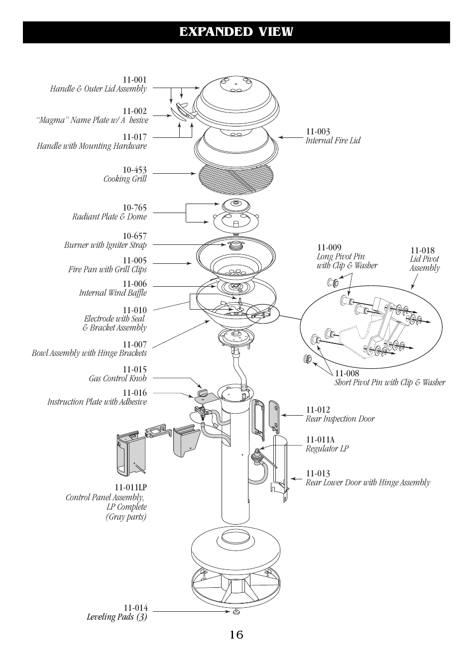 Expanded view | Magma DM10-016LP User Manual | Page 16 / 20