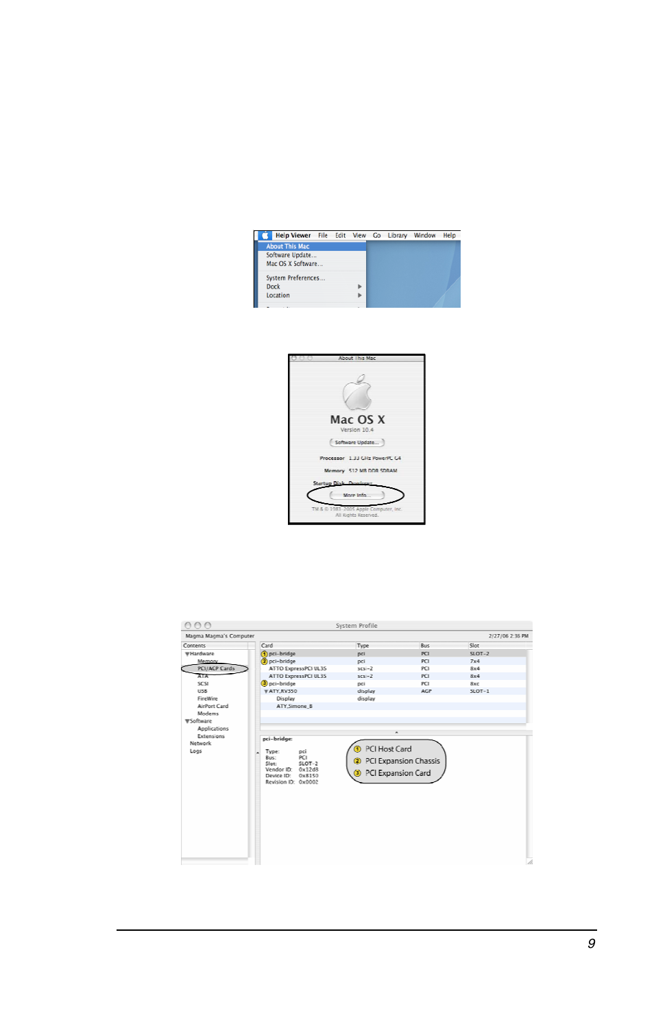 Mac os x | Magma P13RR User Manual | Page 17 / 52