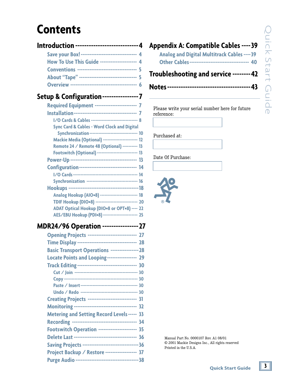 Magma MDR 24/96 User Manual | Page 3 / 44