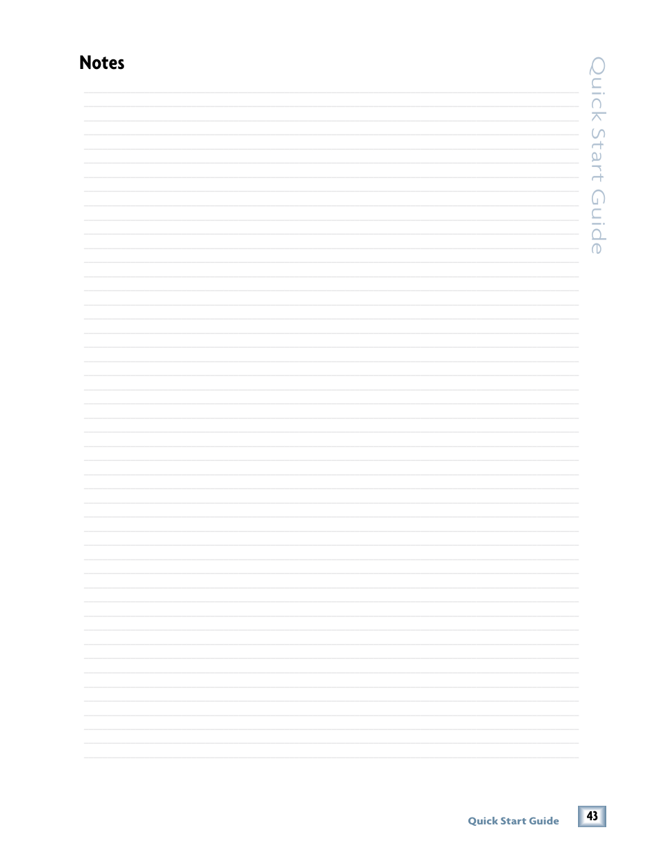 Quick star t guide | Magma MDR 24/96 User Manual | Page 43 / 44