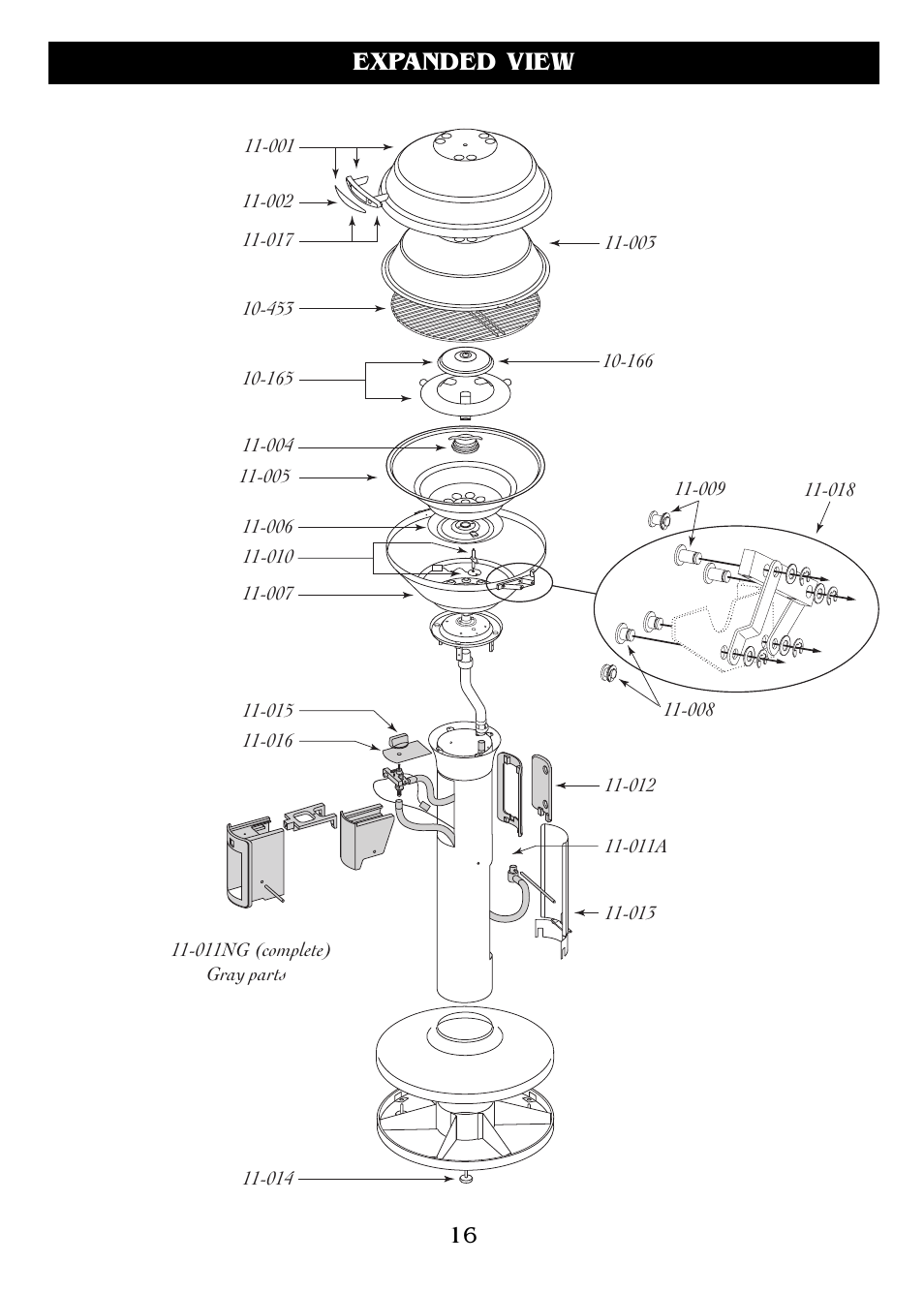 Expanded view | Magma DM10-016NG User Manual | Page 16 / 20