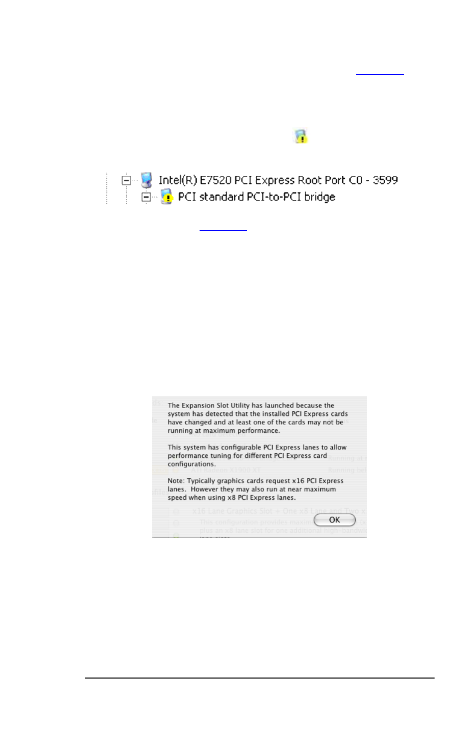 Mac os x, Expansion slot utility, Chapter | 3 verify installation | Magma PCIe Expansion System EB2R User Manual | Page 27 / 74