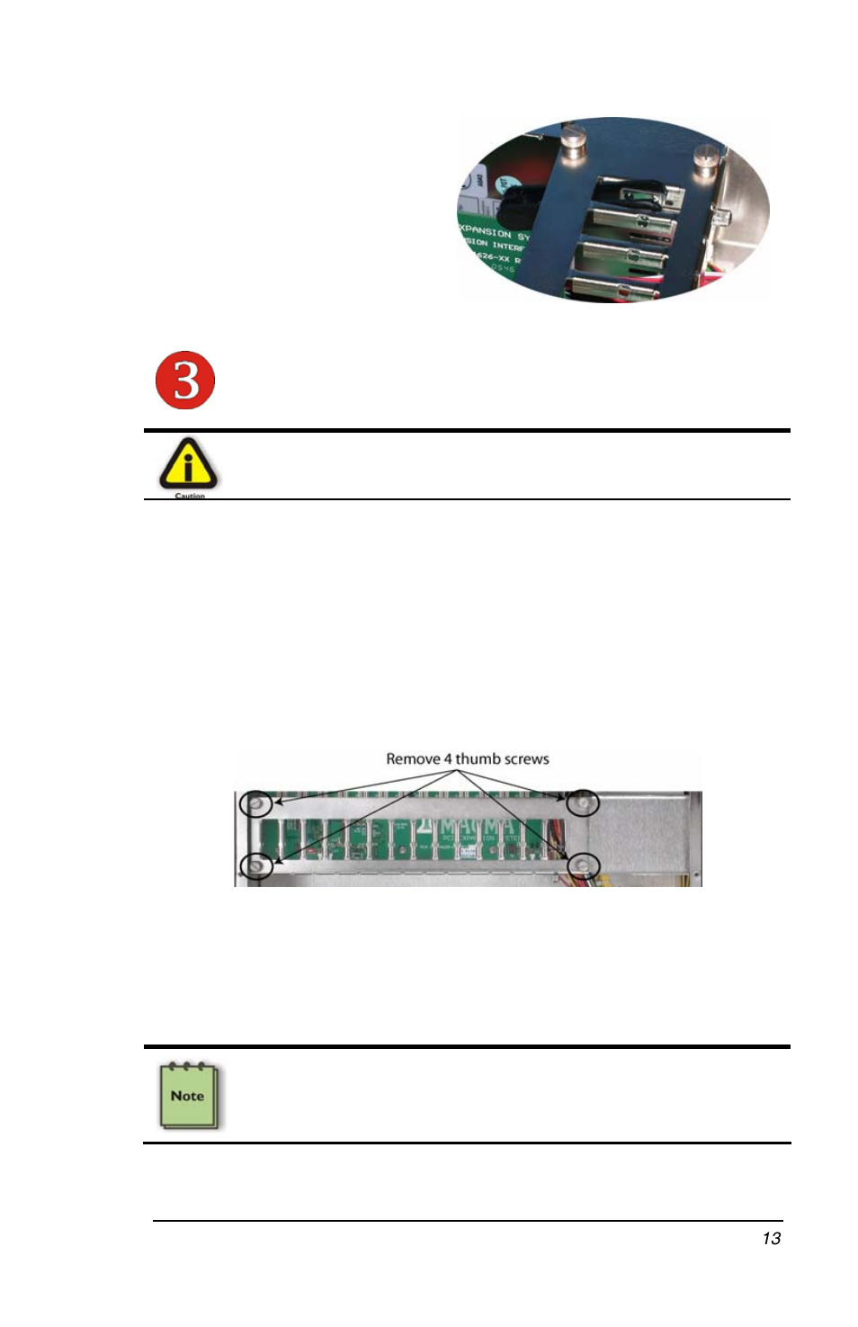Install pci cards in pci expansion chassis | Magma PCI Expansion System P13RR-TEL User Manual | Page 21 / 60