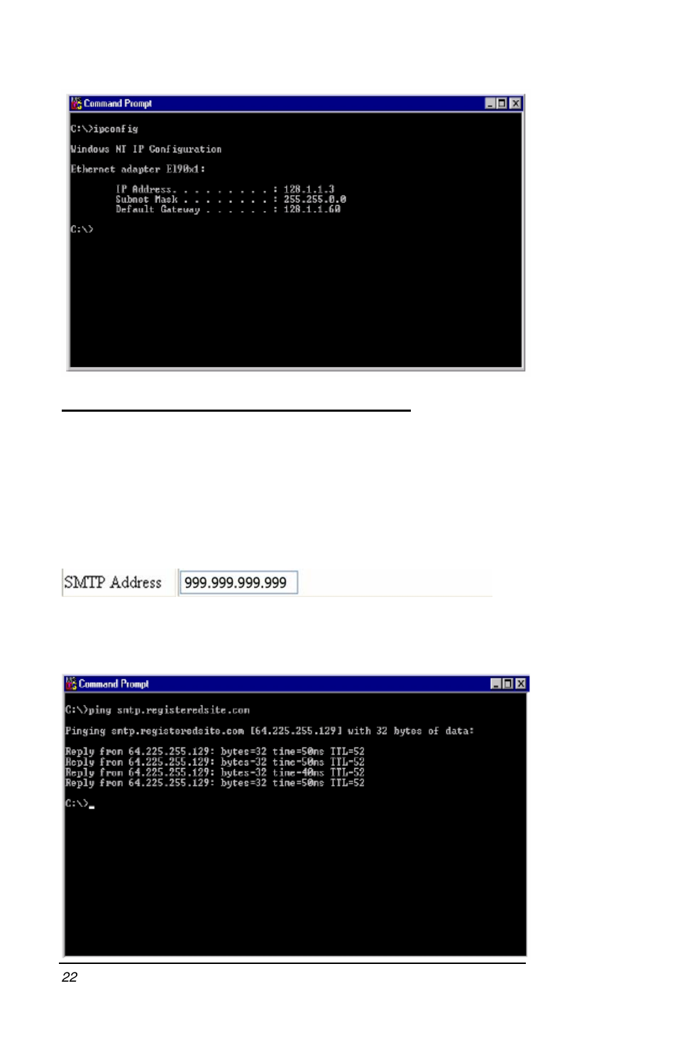 Surveillance pro 2 email notification setup, Smtp address | Magma PCI Expansion System P13RR-TEL User Manual | Page 30 / 60