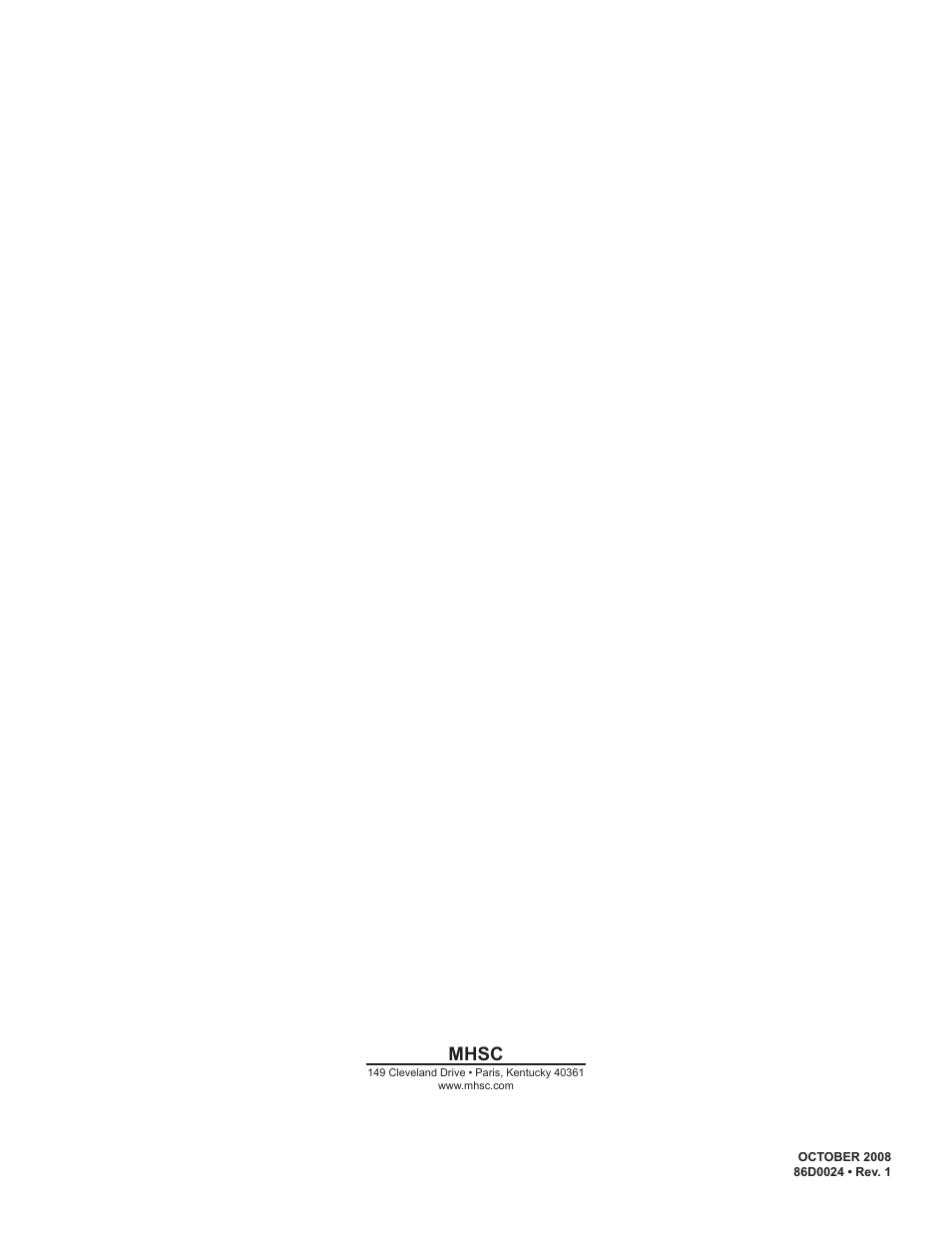 Mhsc | Monessen Hearth MJ27NR User Manual | Page 40 / 40