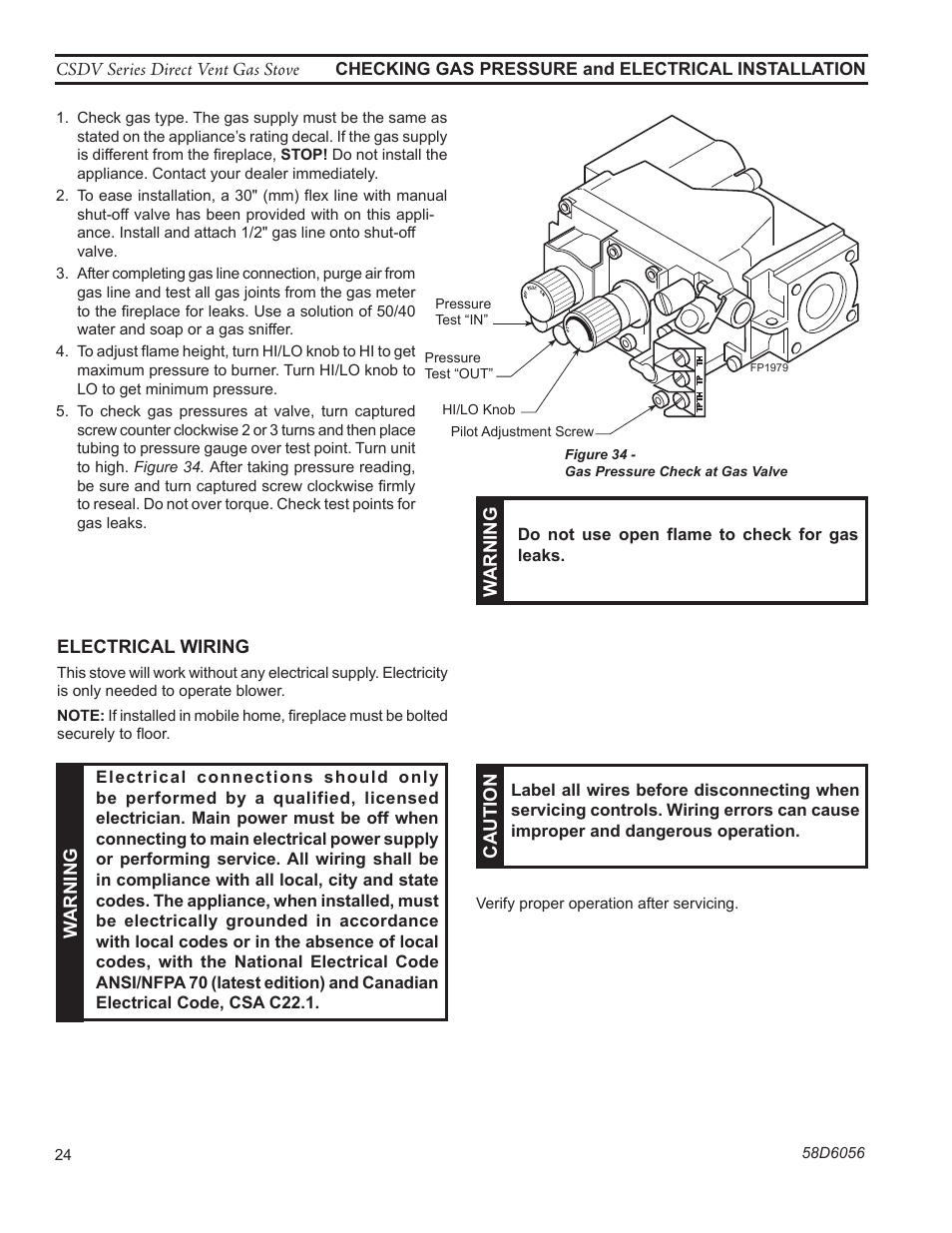 Monessen Hearth CSDV40SLP User Manual | Page 24 / 44