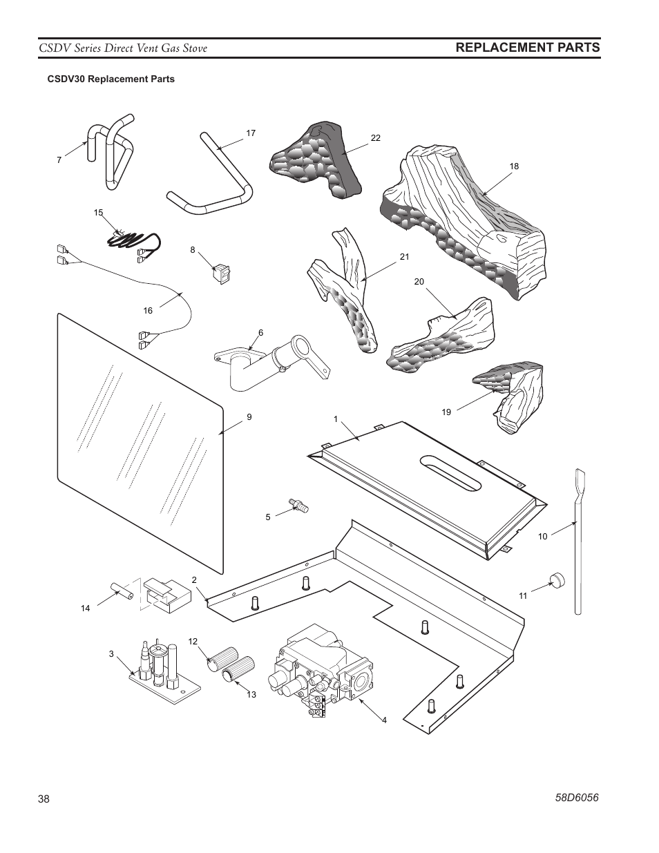 Monessen Hearth CSDV40SLP User Manual | Page 38 / 44