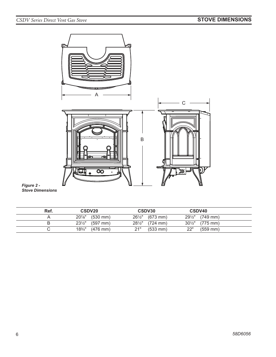 Monessen Hearth CSDV40SLP User Manual | Page 6 / 44
