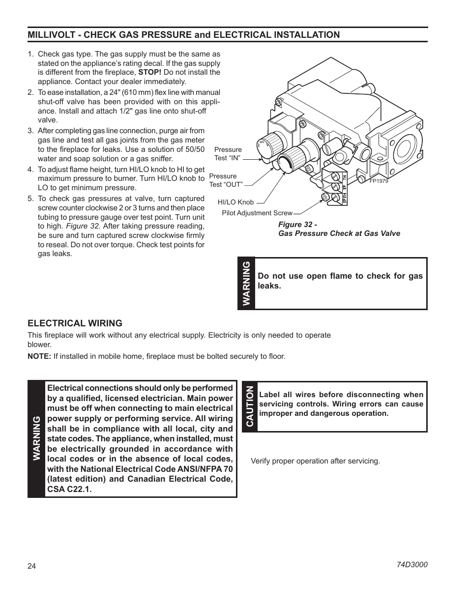 Monessen Hearth BLDV7 SERIES BLDV500N/PV7;N/PSC7 User Manual | Page 24 / 60