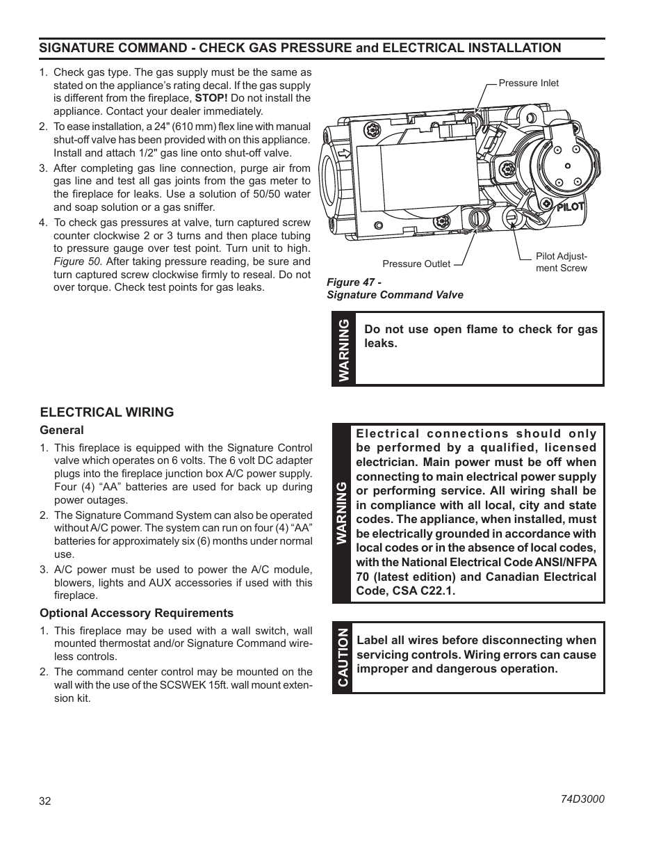 Monessen Hearth BLDV7 SERIES BLDV500N/PV7;N/PSC7 User Manual | Page 32 / 60