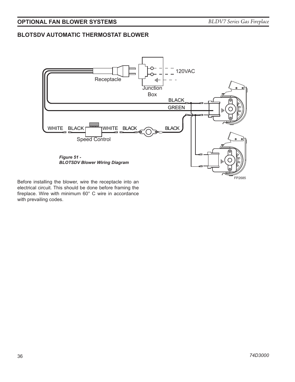 Monessen Hearth BLDV7 SERIES BLDV500N/PV7;N/PSC7 User Manual | Page 36 / 60