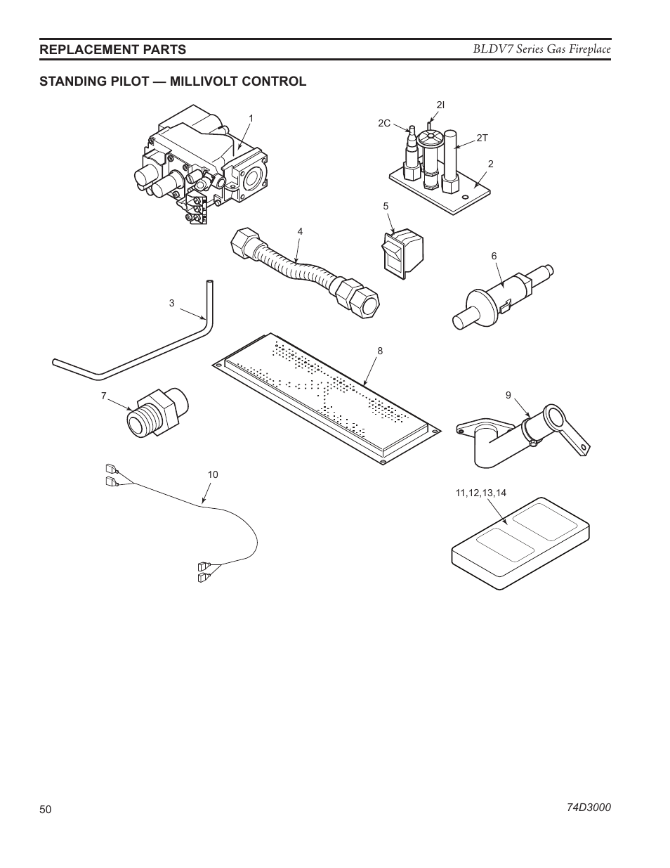 Monessen Hearth BLDV7 SERIES BLDV500N/PV7;N/PSC7 User Manual | Page 50 / 60