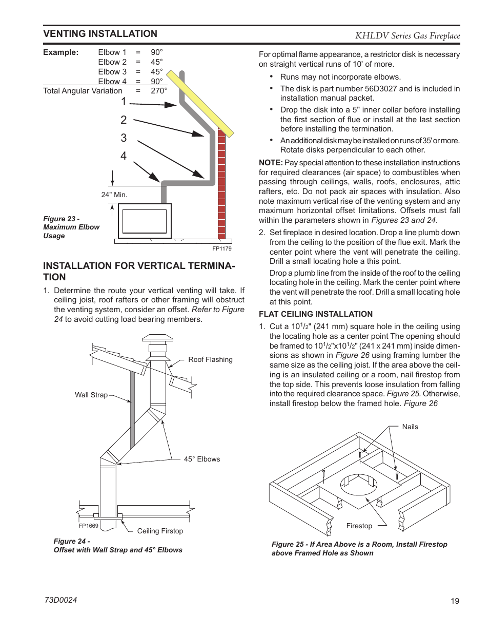 Monessen Hearth DIRECT VENT GAS FIREPLACE KHLDV400 User Manual | Page 19 / 64