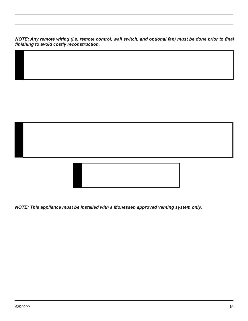 Monessen Hearth 6000DV User Manual | Page 15 / 52