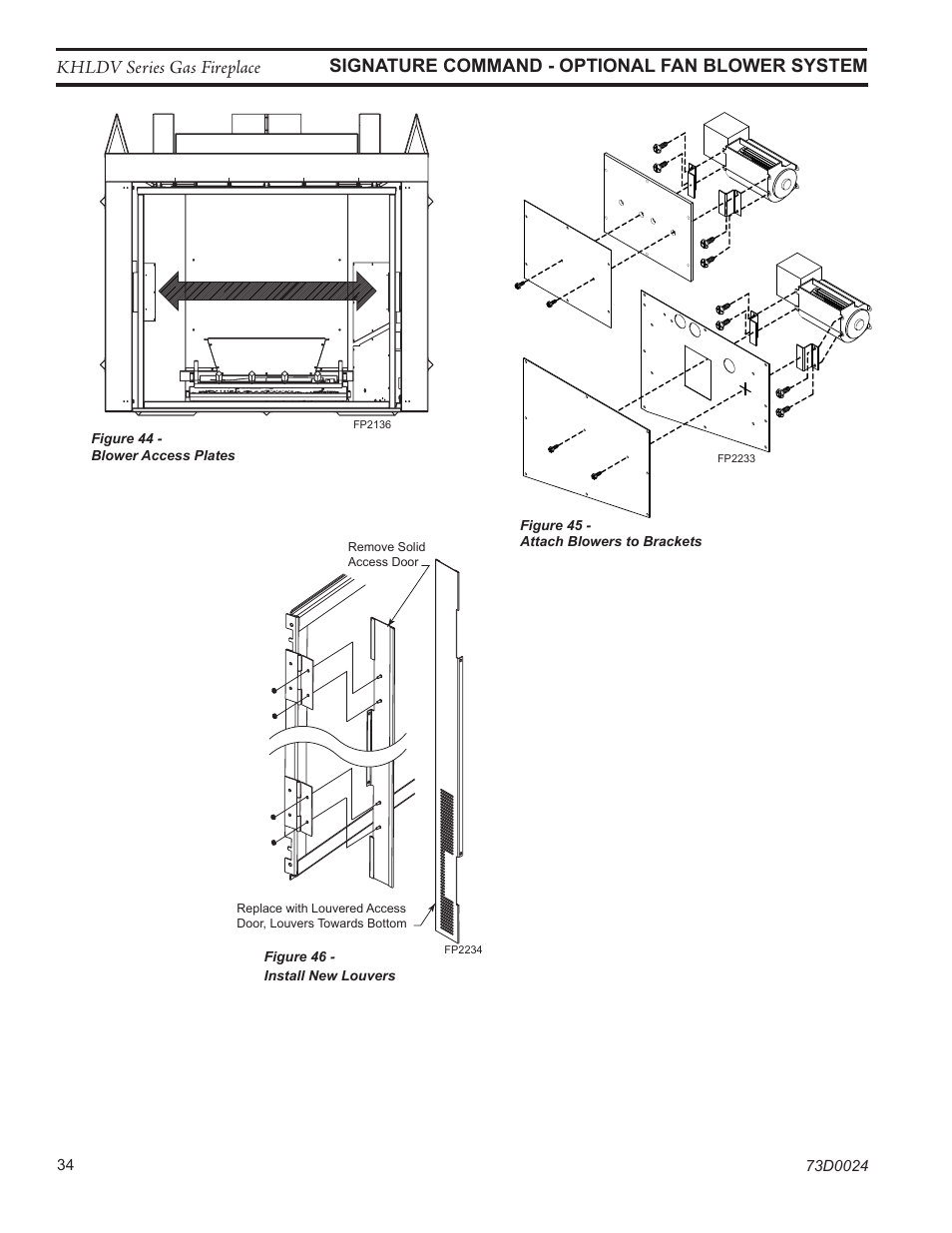Monessen Hearth KHLDV400 User Manual | Page 34 / 64