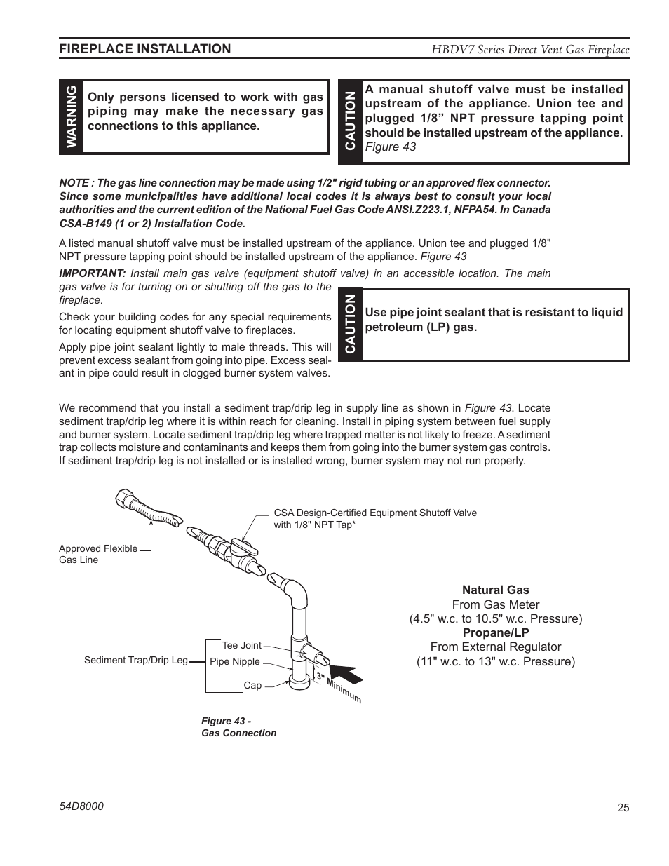 Monessen Hearth HBDV400N/PSC7 User Manual | Page 25 / 64