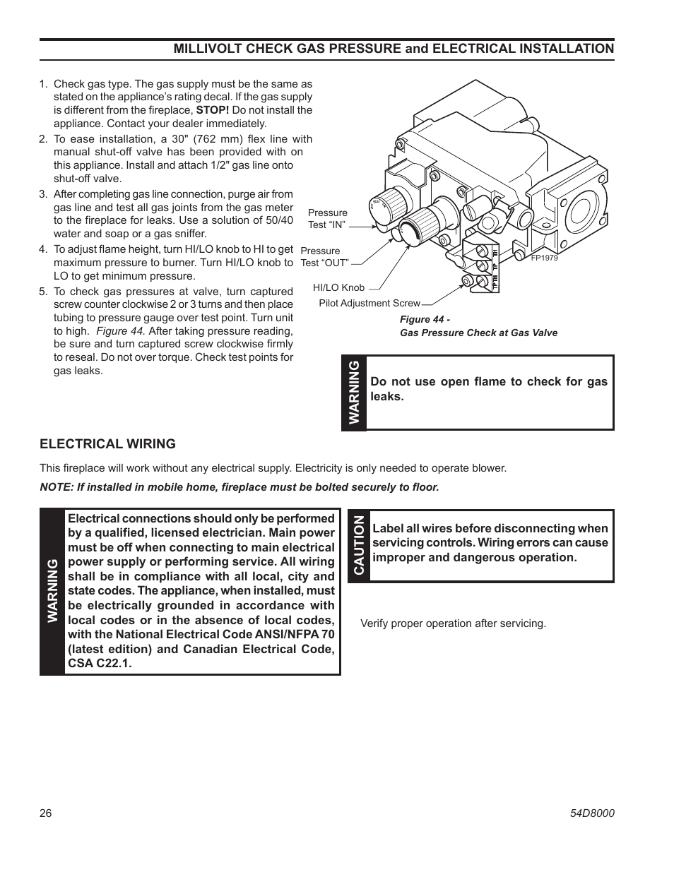 Monessen Hearth HBDV400N/PSC7 User Manual | Page 26 / 64