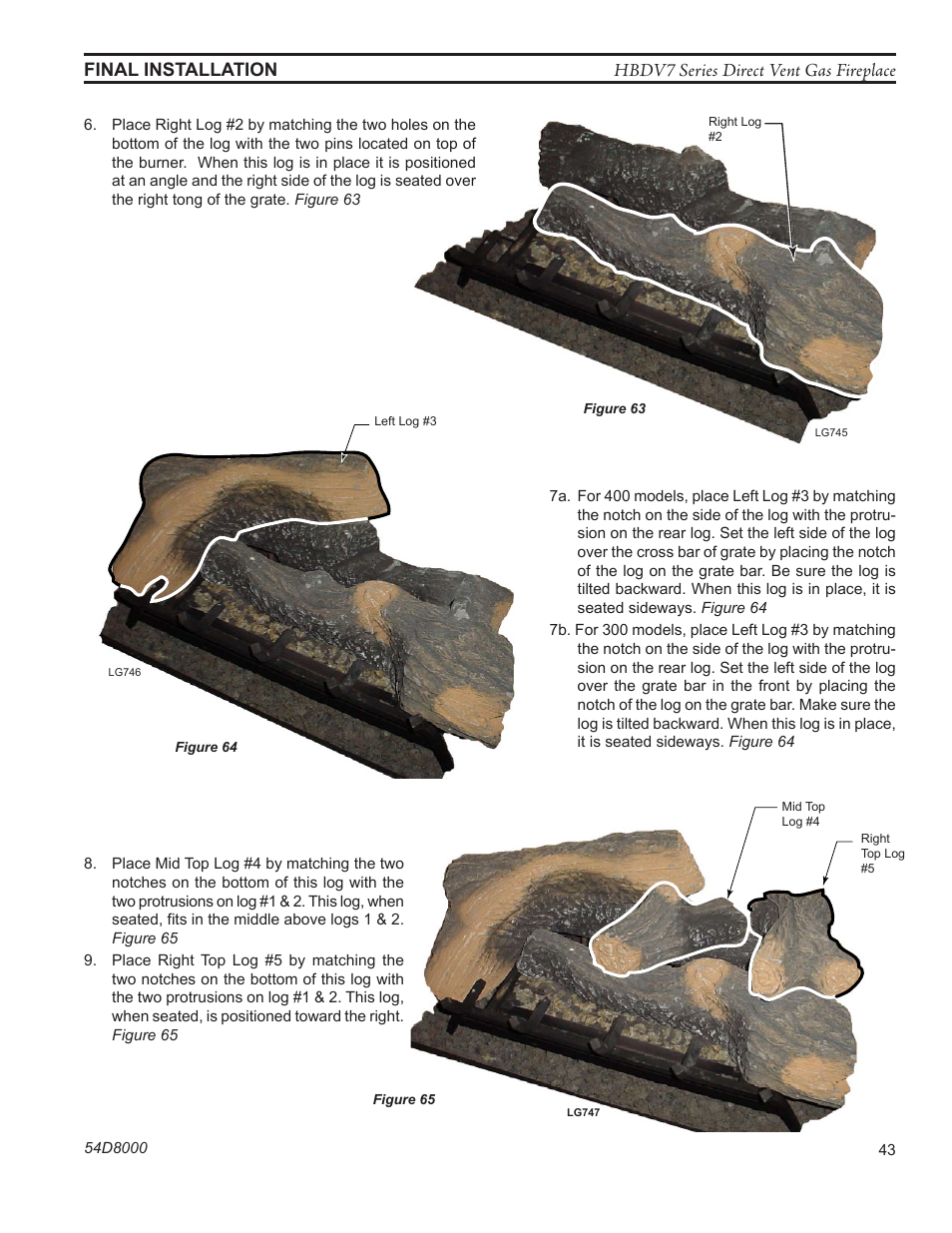 Lg745 hbdv log 2 | Monessen Hearth HBDV400N/PSC7 User Manual | Page 43 / 64