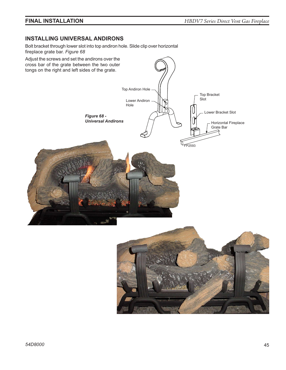 Monessen Hearth HBDV400N/PSC7 User Manual | Page 45 / 64