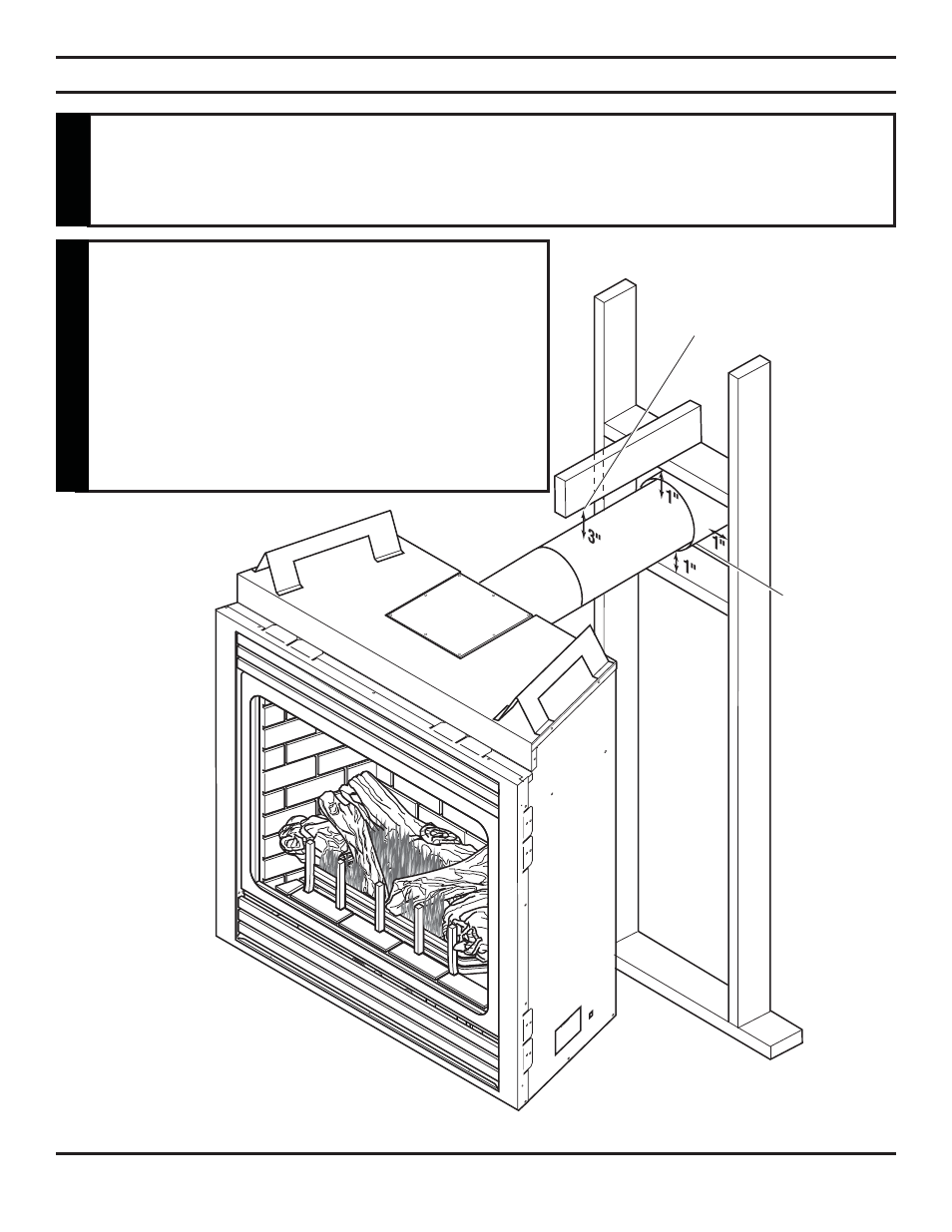 Monessen Hearth Direct Vent Gas Fireplace BDV500 User Manual | Page 13 / 52