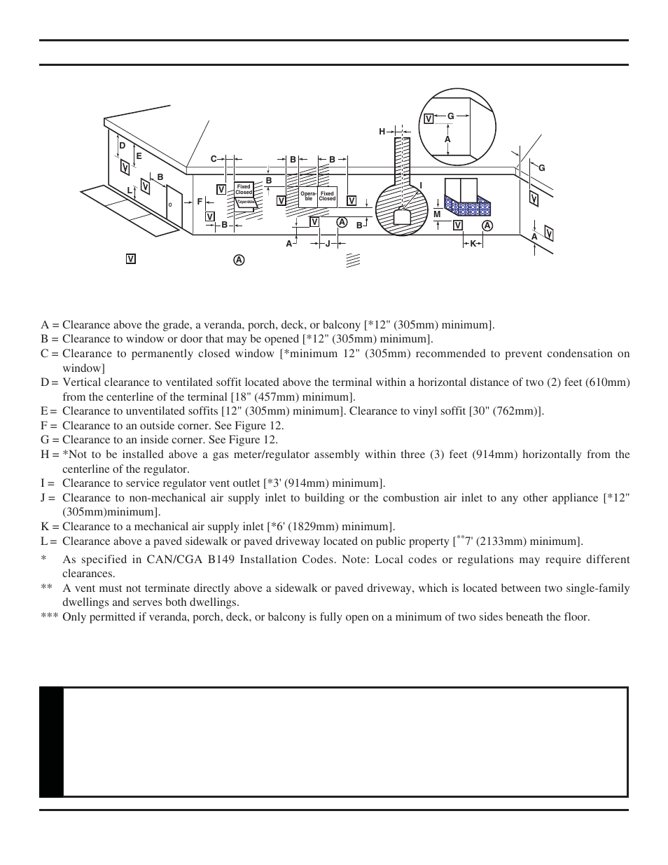 Vent installation, Wa rning | Monessen Hearth Direct Vent Gas Fireplace BDV500 User Manual | Page 16 / 52