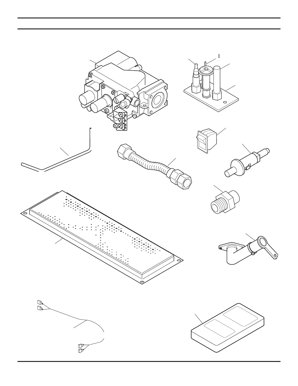 Illustrated parts lists | Monessen Hearth Direct Vent Gas Fireplace BDV500 User Manual | Page 44 / 52