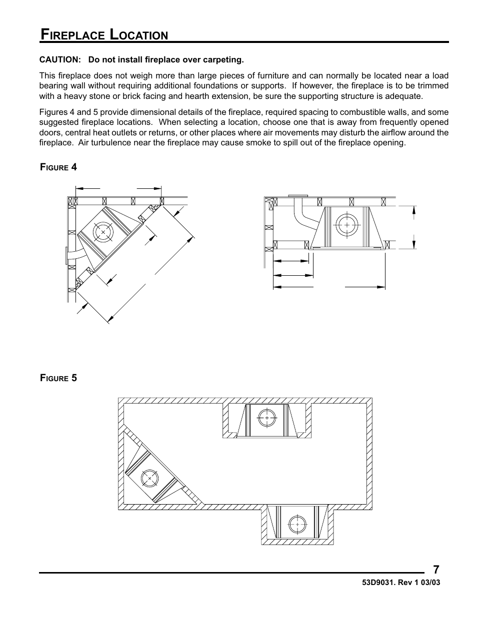Ireplace, Ocation | Monessen Hearth BWB400 User Manual | Page 7 / 80
