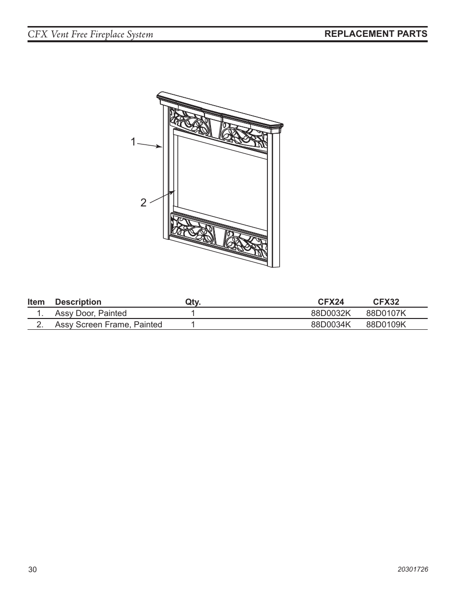 Monessen Hearth CFX24 User Manual | Page 30 / 36