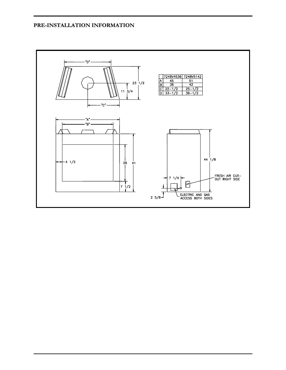 Monessen Hearth Super B-Vent Gas Fireplace 7000 Series User Manual | Page 6 / 36