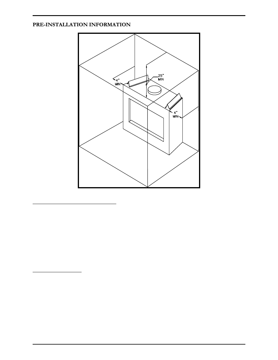 Monessen Hearth Super B-Vent Gas Fireplace 7000 Series User Manual | Page 8 / 36