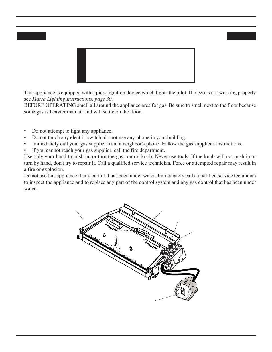 For your safety read before lighting | Monessen Hearth NB24 User Manual | Page 28 / 40