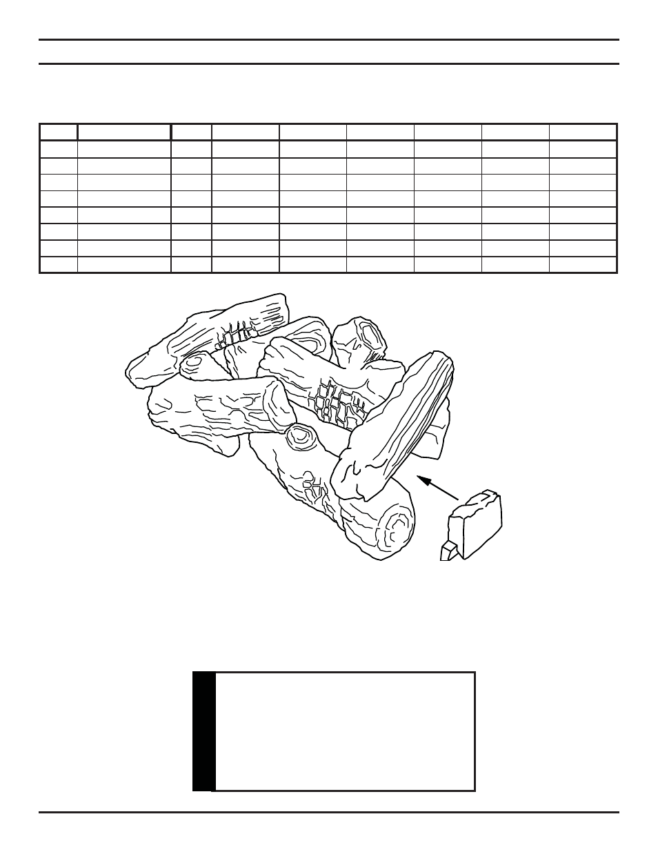 Replacement parts list, Warning | Monessen Hearth NB24 User Manual | Page 35 / 40