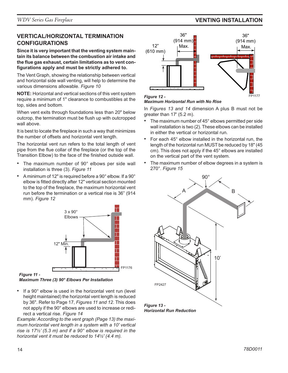 Monessen Hearth WIDEVIEW WDV500 User Manual | Page 14 / 48
