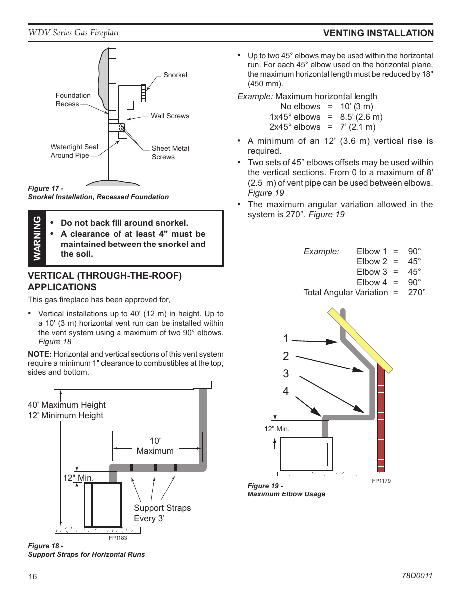 Monessen Hearth WIDEVIEW WDV500 User Manual | Page 16 / 48